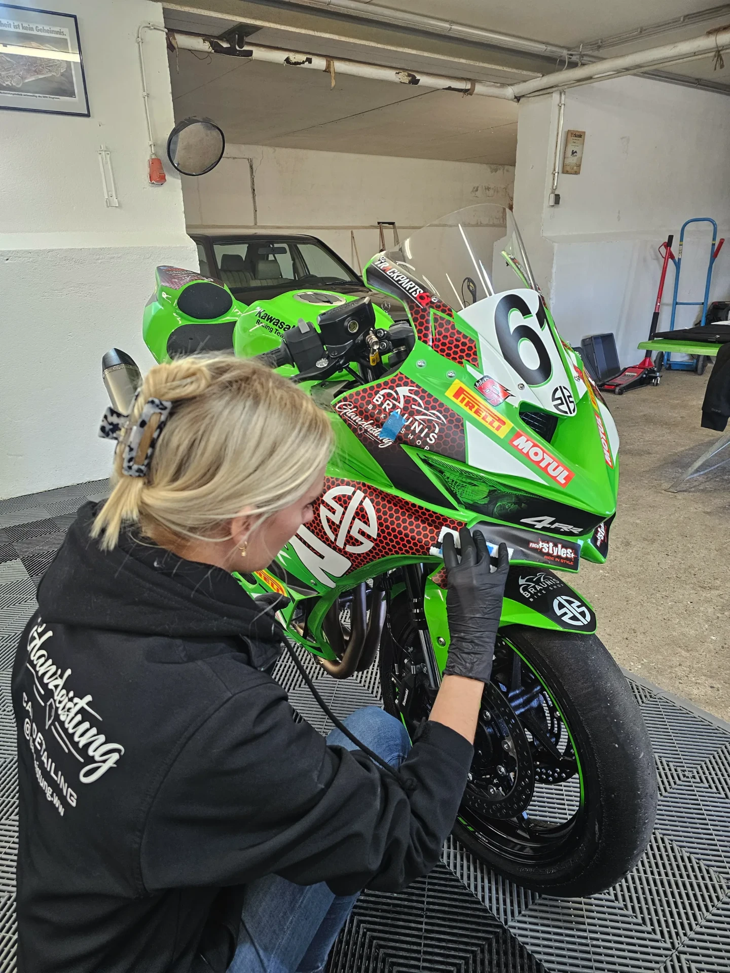 Motorrad Aufbereitung